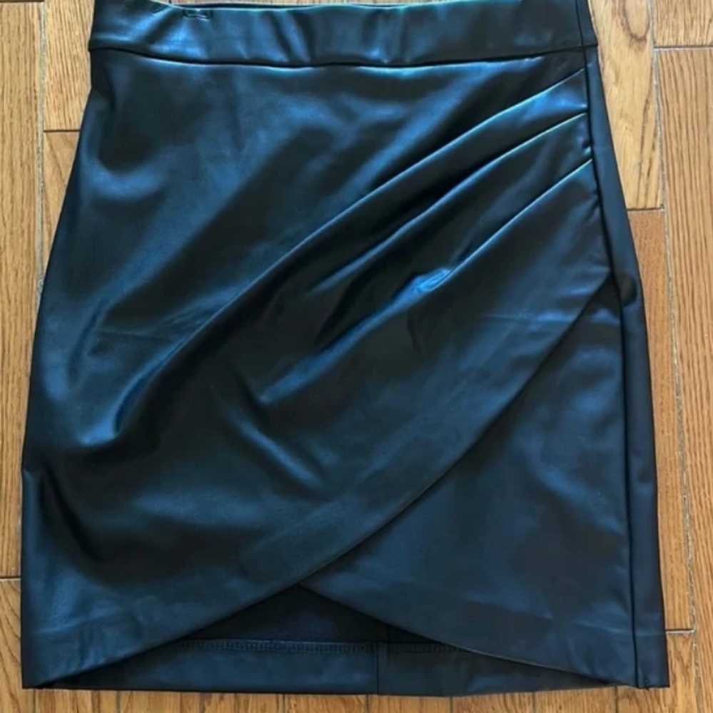 Dynamite Faux Leather Skirt